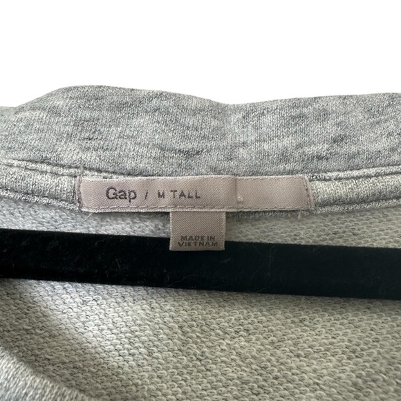 Gap Women’s M Tall Gray Sweatshirt French Terry Casual Dress - Picture 2 of 4